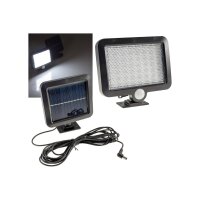 LED Solar Wandleuchte mit Bewegungsmelder & externem Solarpanel – 300 lm, 6000 K, IP44