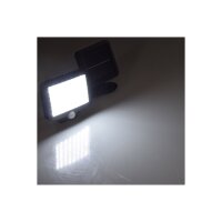 LED Solar Wandleuchte mit Bewegungsmelder & externem Solarpanel – 300 lm, 6000 K, IP44