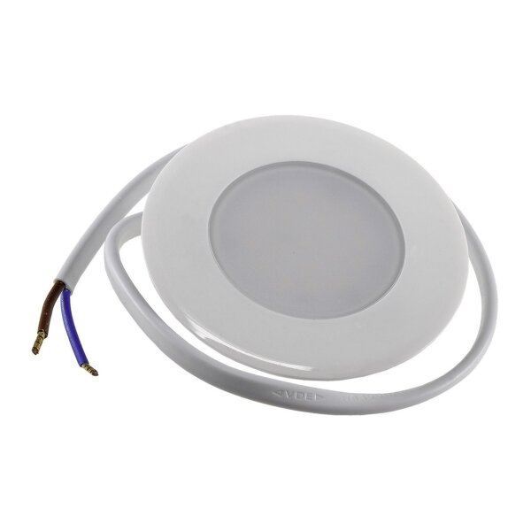 LED Einbauleuchte Treppenlicht 2Watt 160Lumen für 60mm Schalterdosen 230V Stufenbeleuchtung Warmweiß