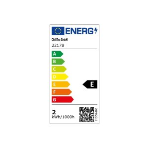 LED Einbauleuchte Treppenlicht 2Watt 160Lumen für 60mm Schalterdosen 230V Stufenbeleuchtung Warmweiß