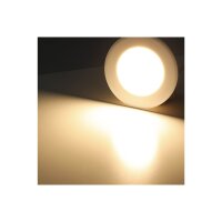 LED Einbauleuchte Treppenlicht 2Watt 160Lumen für 60mm Schalterdosen 230V Stufenbeleuchtung Warmweiß