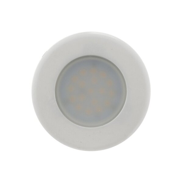 ChiliTec LED Einbauleuchte Treppenleuchte 2Watt 170Lumen für 60mm Unterputz Dosen 230V Treppenlicht Stufenbeleuchtung 4 Stück Neutralweiß