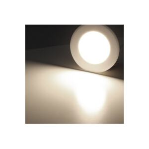 ChiliTec LED Einbauleuchte Treppenleuchte 2Watt 170Lumen für 60mm Unterputz Dosen 230V Treppenlicht Stufenbeleuchtung Neutralweiß