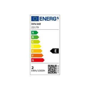 ChiliTec LED Einbauleuchte Treppenleuchte 2Watt 170Lumen für 60mm Unterputz Dosen 230V Treppenlicht Stufenbeleuchtung Neutralweiß