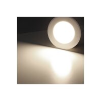 ChiliTec LED Einbauleuchte Treppenleuchte 2Watt 170Lumen für 60mm Unterputz Dosen 230V Treppenlicht Stufenbeleuchtung 4 Stück Neutralweiß