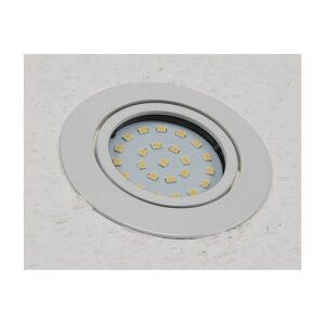 LED-Einbauleuchte "Flat-26" warmweiß 80x26mm, 3W, 370lm, weißes Gehäuse