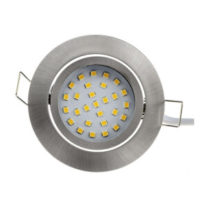 ChiliTec LED Einbauleuchte Deckenspot Einbauspot 4Watt 330 Lumen 26mm Tief Ø Loch 71mm schwenkbar 230V Sehr Flach Leichte Montage