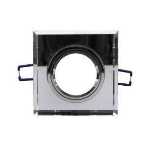 Decken-Einbaustrahler Crystal Q90 – 90×90 mm, Spiegelglas, MR16/GX5.3, optional GU10