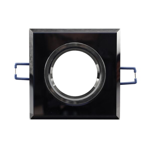 Einbaustrahler Ø?50?mm – Alu/Glas, verspiegeltes Design, für GU10 & MR16