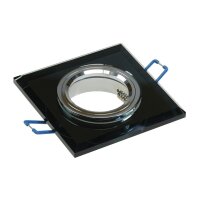 Einbaustrahler Ø?50?mm – Alu/Glas, verspiegeltes Design, für GU10 & MR16