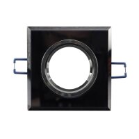 Einbaustrahler Ø?50?mm – Alu/Glas, verspiegeltes Design, für GU10 & MR16