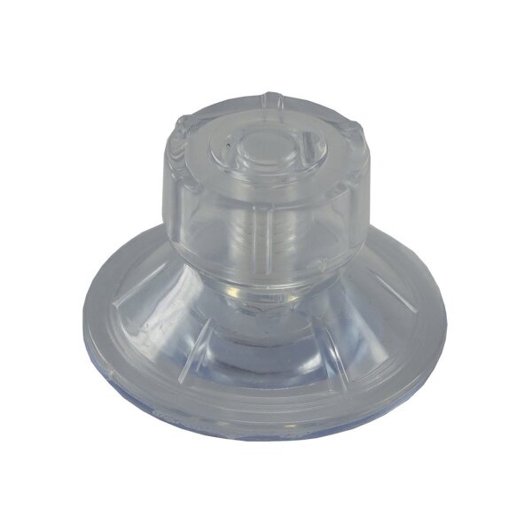 Saugnapf "Fix 47" mit Schraube, rostfrei 5er Pack, Kunststoff,transparent, Ø47mm