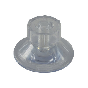 Saugnapf "Fix 47" mit Schraube, rostfrei 5er Pack, Kunststoff,transparent, Ø47mm