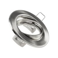 Einbaustrahler SR90 chrom-matt | schwenkbar Ø88mm | MR16/GU10