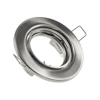 Einbaustrahler SR90 chrom-matt | schwenkbar Ø88mm | MR16/GU10