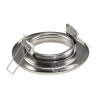 Einbaustrahler SR90 chrom-matt | schwenkbar Ø88mm | MR16/GU10