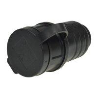 Schutzkontakt-Gummikupplung für Außen Schutzkappe, 250V/16A, IP44