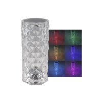 LED Akku-Tischleuchte "Foco Bonita" Li-Akku, RGB, ØxH 9x21cm