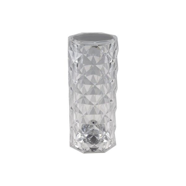 LED Akku-Tischleuchte "Foco Bonita" Li-Akku, Weiß/Warmweiß/Amber, ØxH 9x21cm