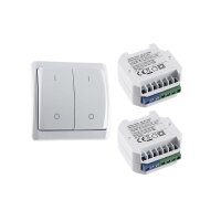 Pilota Casa Funksteuerung Rollladen & Jalousie Set mit Wandsender