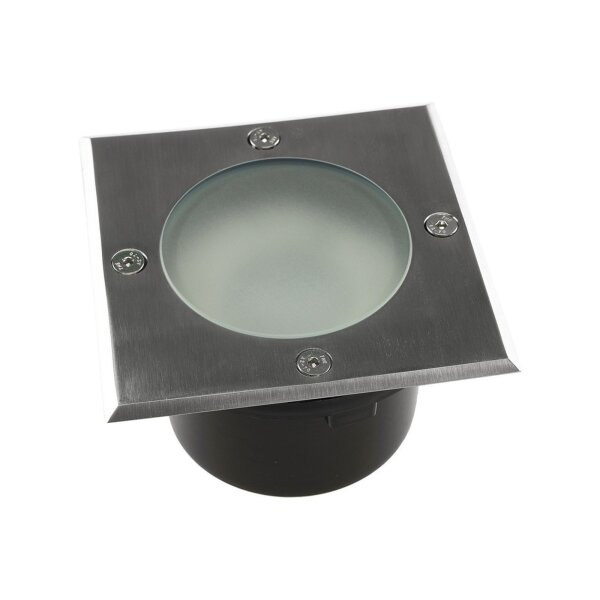 Bodenleuchte "BEL GX53 R " eckig ØxT 12x7cm, IP65, GX53 Fassung