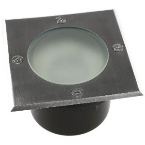 Bodenleuchte "BEL GX53 R " eckig ØxT 12x7cm, IP65, GX53 Fassung