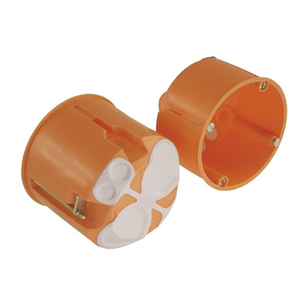 ChiliTec Unterputz UP Hohlwand-Dose | Ø68x48mm | Winddicht | Geräte-Dose nach DIN VDE 0606/EN 60670