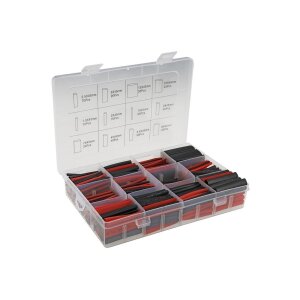 Schrumpfschlauch-Sortiment, 560-teilig in Plastikbox,...