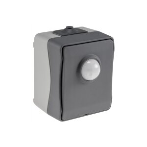 NUQUI Feuchtraum PIR Bewegungsmelder 120°, bis 6m,...