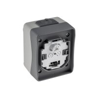 NUQUI Feuchtraum PIR Bewegungsmelder 120°, bis 6m, 250V~, 2-500W, IP54