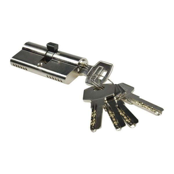 Schließzylinder-Set 3x 60mm (30+30mm) Profil-Zylinder, 5 Sicherheits-Schlüssel
