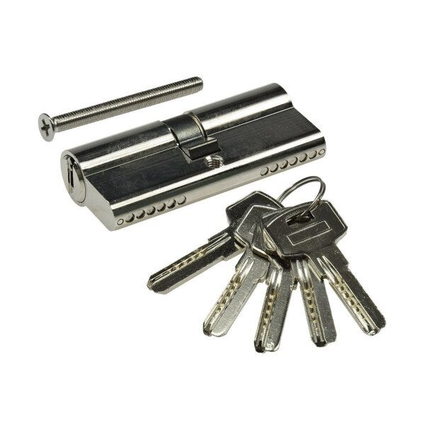 Schließzylinder 70mm (35+35mm) Profil-Zylinder, 5 Sicherheits-Schlüssel