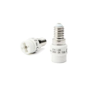 E14 auf G9 Lampenadapter – LED & Halogen...