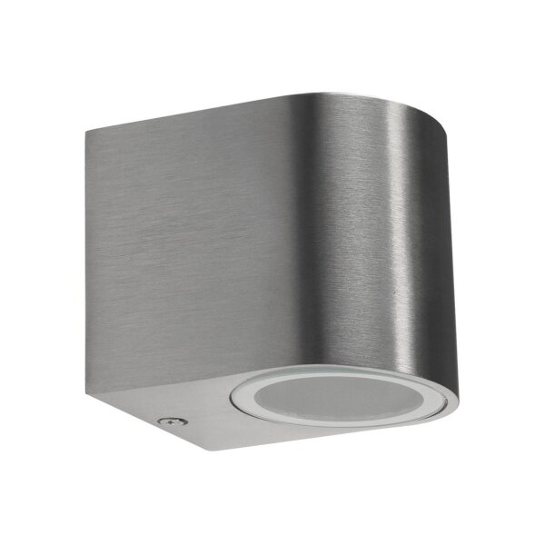 Außen-Wandleuchte CTW-1 aus Edelstahl, IP44, GU10