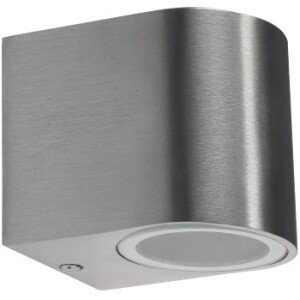 Außen-Wandleuchte CTW-1 aus Edelstahl, IP44, GU10
