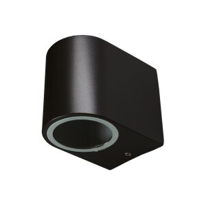 Außen-Wandleuchte CTW-1 Schwarz – IP44, GU10,...