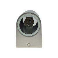 Außen-Wandleuchte "CTW-2" für 2x GU10, IP44, Edelstahl poliert