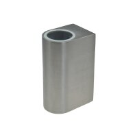 Außen-Wandleuchte "CTW-2" für 2x GU10, IP44, Edelstahl poliert