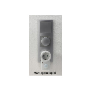 ChiliTec Steckdose mit Bewegungsmelder 120° 9m Reichweite 1200W 230V Zwischenstecker Schaltzeit regelbar 10sek.-15min I Empfindlichkeit einstellbar Weiß