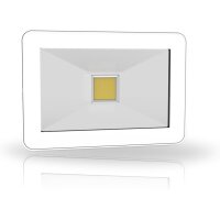 LEDmaxx 40FL01 Fluter Wei&szlig; &ndash; 10W, IP65, 230V &ndash; ultra flach &amp; wetterfest