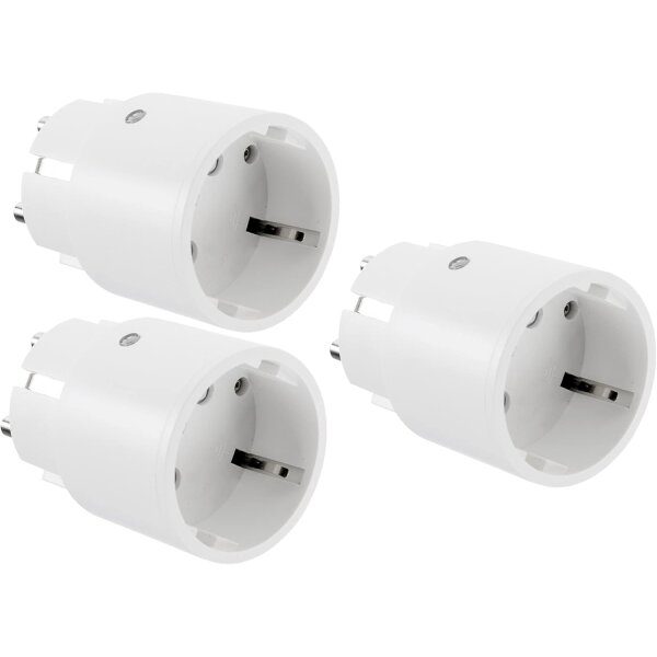 ChiliTec Pilota Casa Funksteckdosen Tiny – 3er Set, IP20, 230V, 2300W, max. 70m