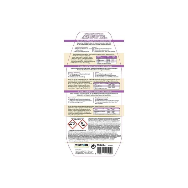 Thetford - Aqua Kem blue konzentriert Lavendel