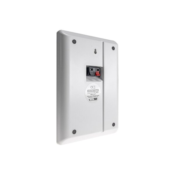 Flatpanel-Lautsprecher 2-Wege 40Watt 2 Stück  37mm flach Aufputz weiß