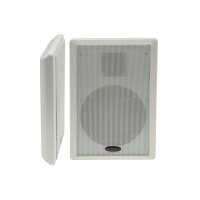 Flatpanel-Lautsprecher 2-Wege 40Watt 2 Stück  37mm flach Aufputz weiß