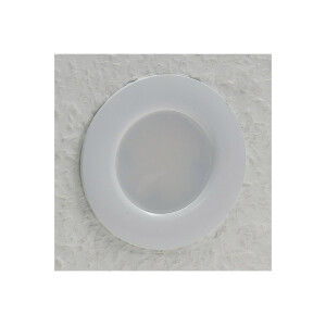 LED-Einbauleuchte "Flat-30 FR-R" 4200K Ø85x30mm, 5W, 500lm, IP44, rund, weiß