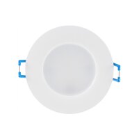 LED-Einbauleuchte "Flat-30 FR-R" 4200K Ø85x30mm, 5W, 500lm, IP44, rund, weiß