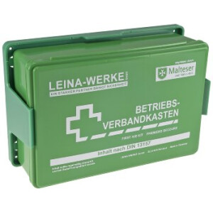 Betriebs-Verbandkasten nach DIN 13157 für Betriebe + Baustellen, Wandhalterung