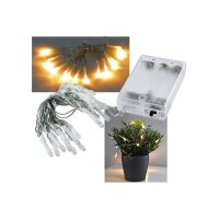 LED Dekolichterkette warmweiß – 20 LEDs, 2?m, Batteriebetrieb