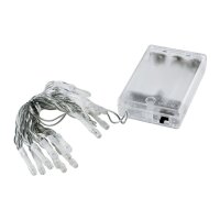 LED Dekolichterkette warmweiß – 20 LEDs, 2?m, Batteriebetrieb