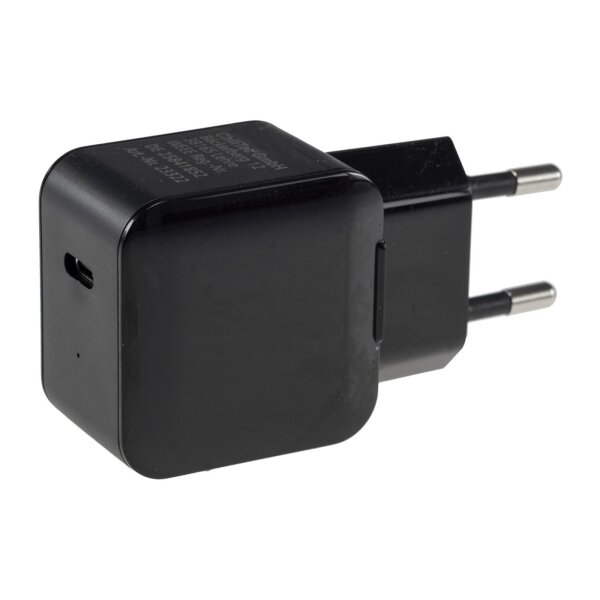 Stecker-Netzteil mit USB-C "CTN-PD20" Ein 100-240V~, 5V/9V/12V, 20W